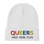 QUEERS Embroidered Beanie